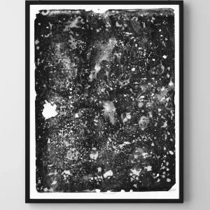Lithographie Originale "Minéral Celeste"