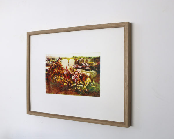 Lithographie "Le cimetière"