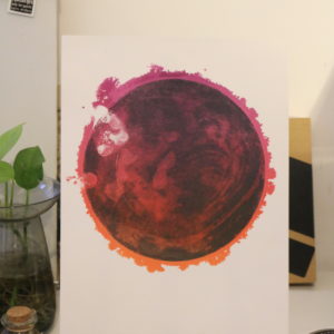 Lithographie Les pierres ne brûlent pas